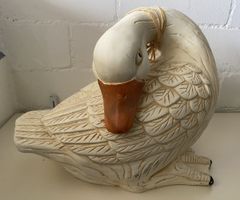 Schöne Gans aus Ton 32 x 21 x 25 cm, wie Bild
