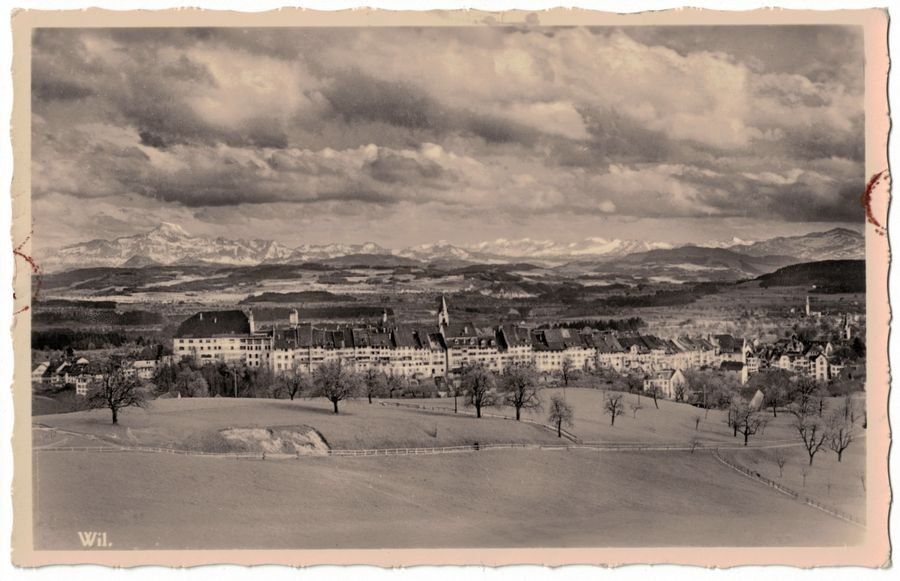 Cartoline postali: Wil SG, gelaufen 1934 – Usato da Frauenfeld venduto da POML