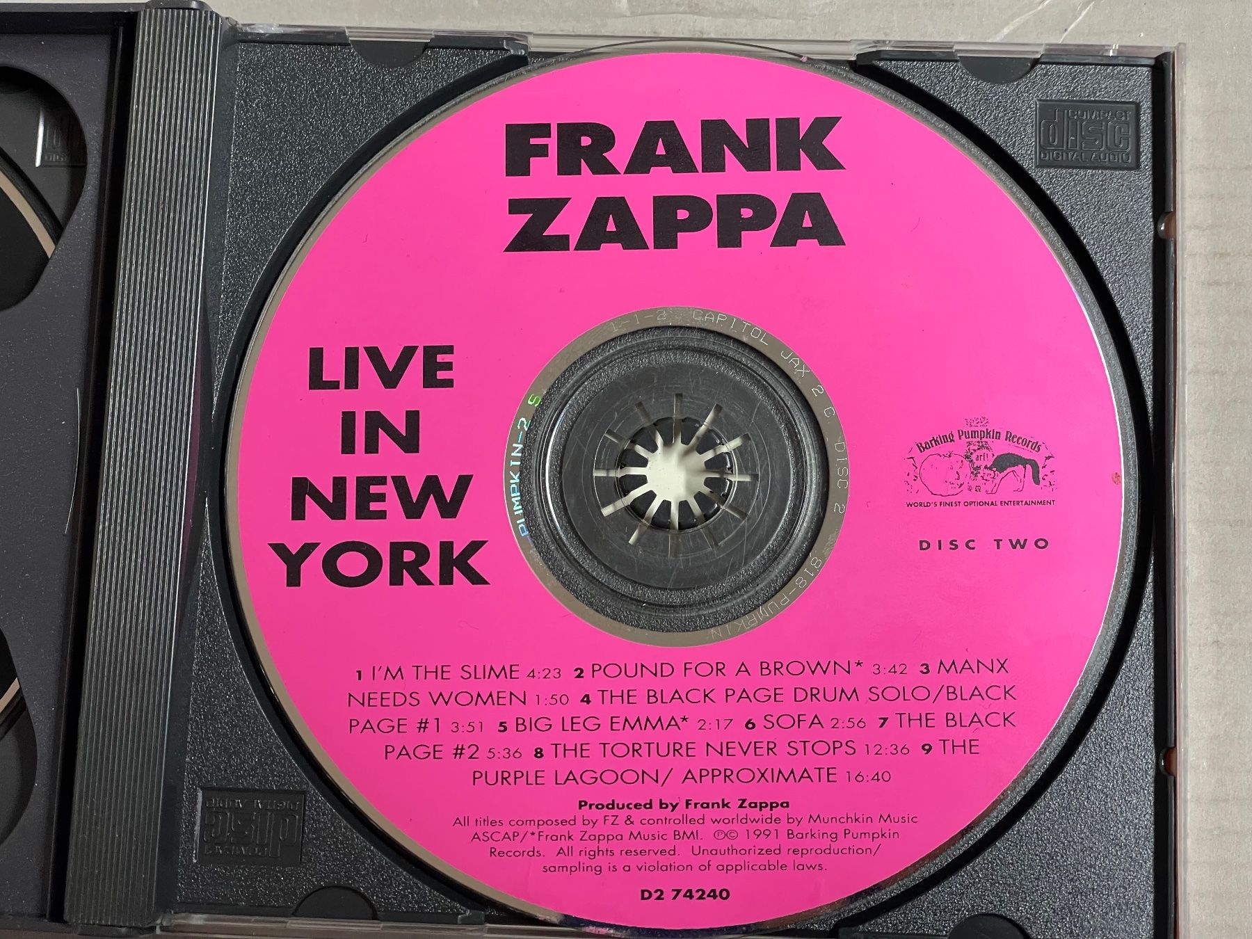 CDs: Frank Zappa – D'occasion à Muri b. Bern par AdidasCollector 1