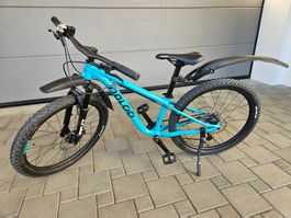 Naloo 24 Zoll Kindervelo, Federgabel, 9-Gang, 2 Jahre alt