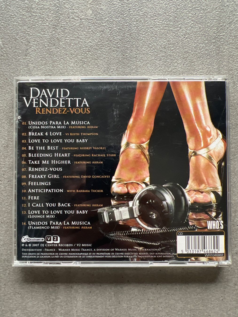 CD: David vendetta « rendez-vous » – Usato da Bouveret venduto da Feelgoodtrading 1