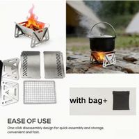 Kompakter Outdoor Camping Grill – Extra leicht (415g)
