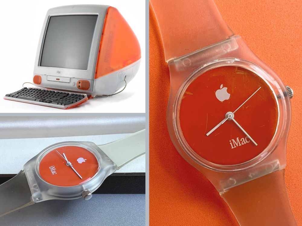 Apple iMac Watch 1998 Promo G3serie Tangerine Vintage Kaufen