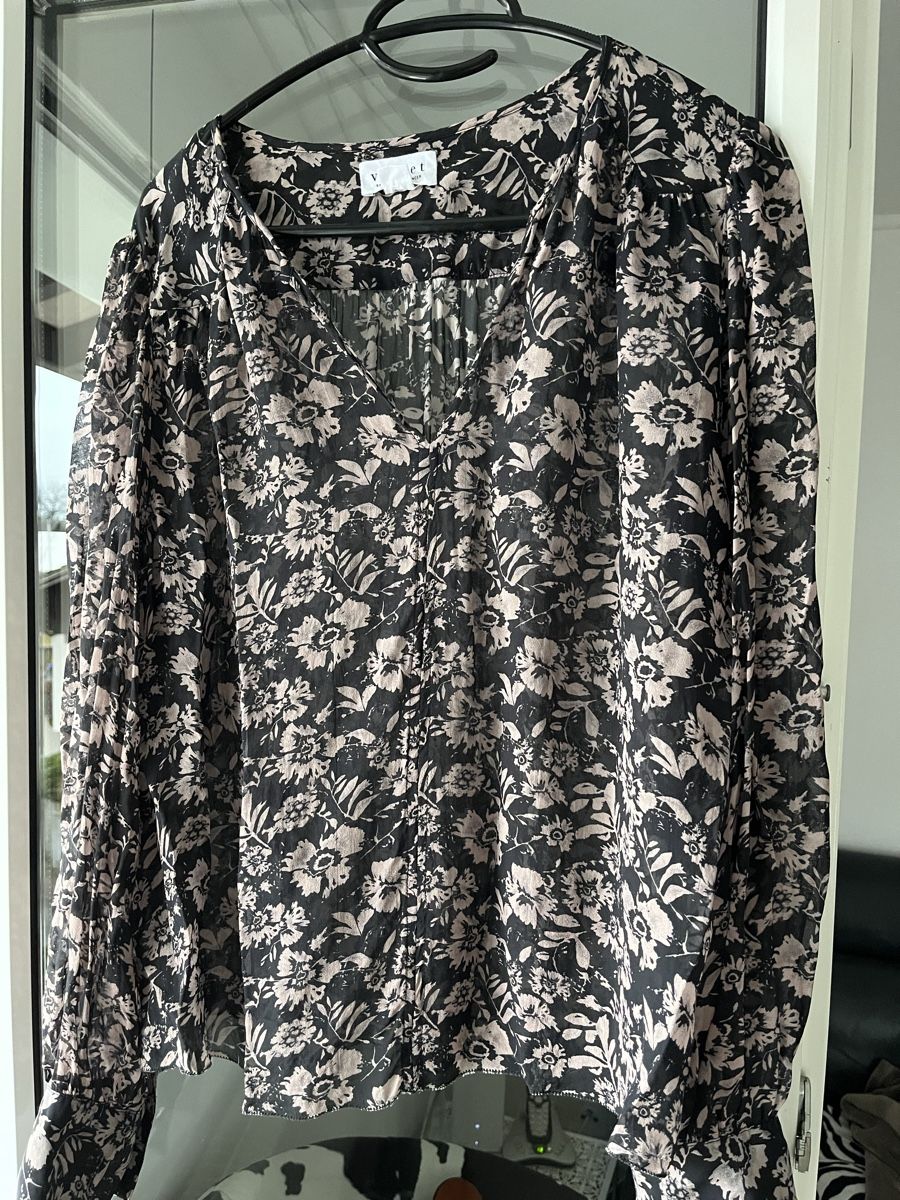 Camicette: Velvet Bluse mit Top Viscose Neu – Nuovo (secondo la descrizione) da Kerns venduto da osco01 2
