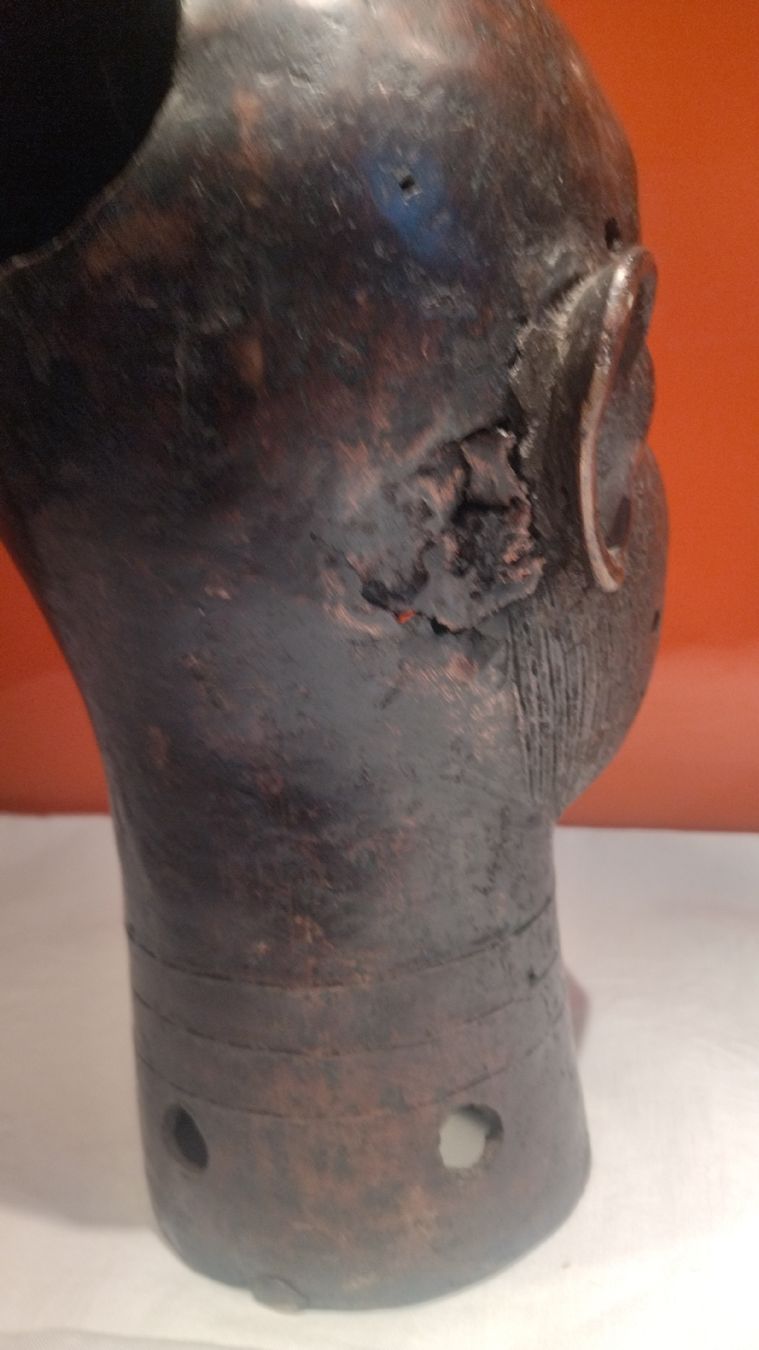 Skulpturen & Statuen: Seltener alter  XXL Bronze Kopf Benin – Gebraucht aus Zürich von Top-Deal-Schweiz 4