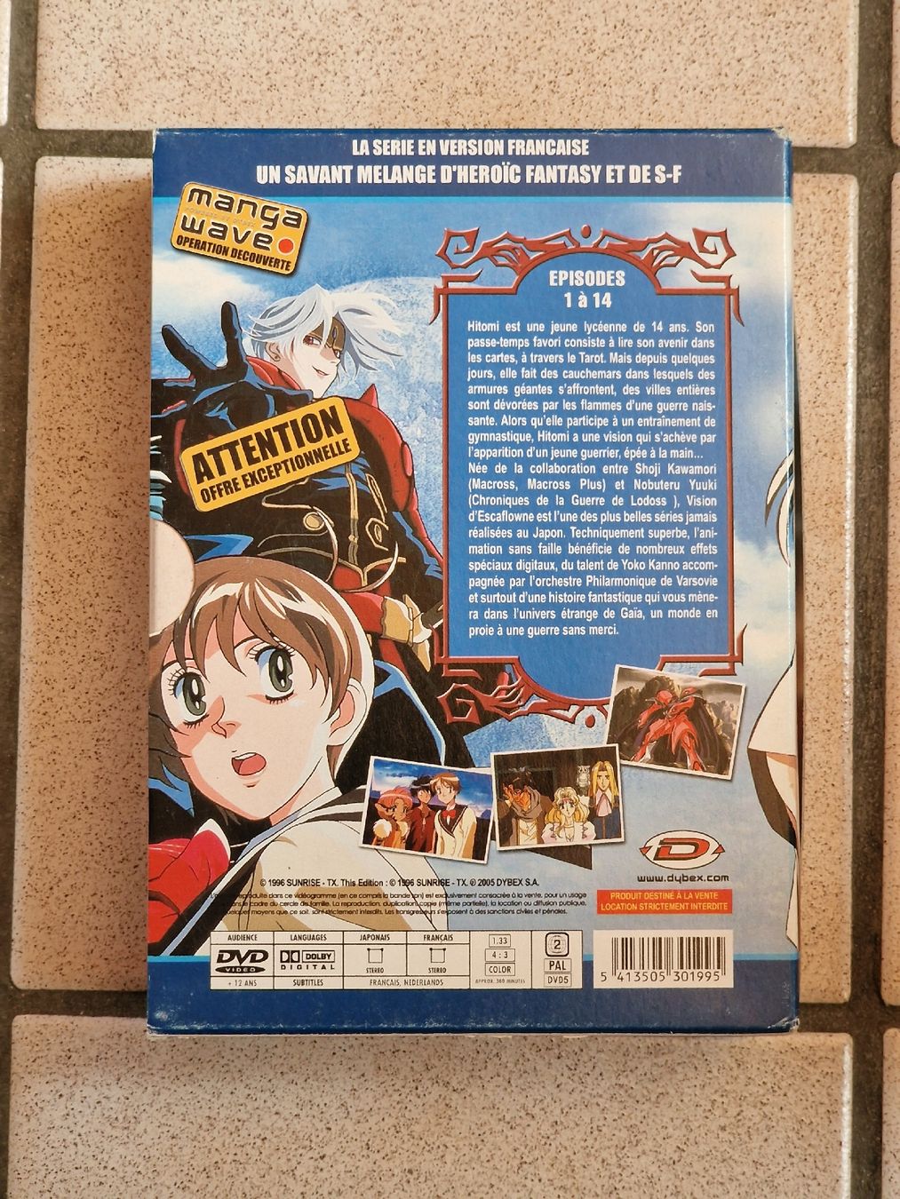 Tutti i DVDs: Coffret 3 DVD Escaflowne VF - Série complète – Usato da Echallens venduto da mal_z665 1