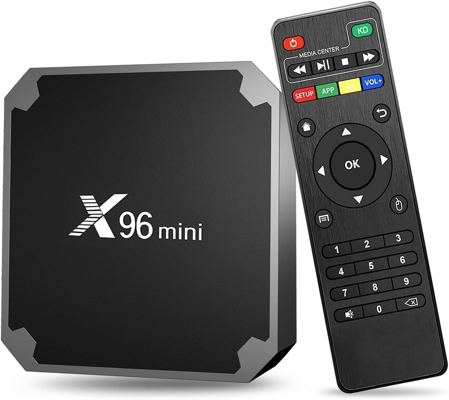 Multimediaplayer & Streamer: X96 Mini Mediaplayer Android TV Box 4K 2GB+16GB – Neu und originalverpackt aus Châtelaine von topshop.switzerland