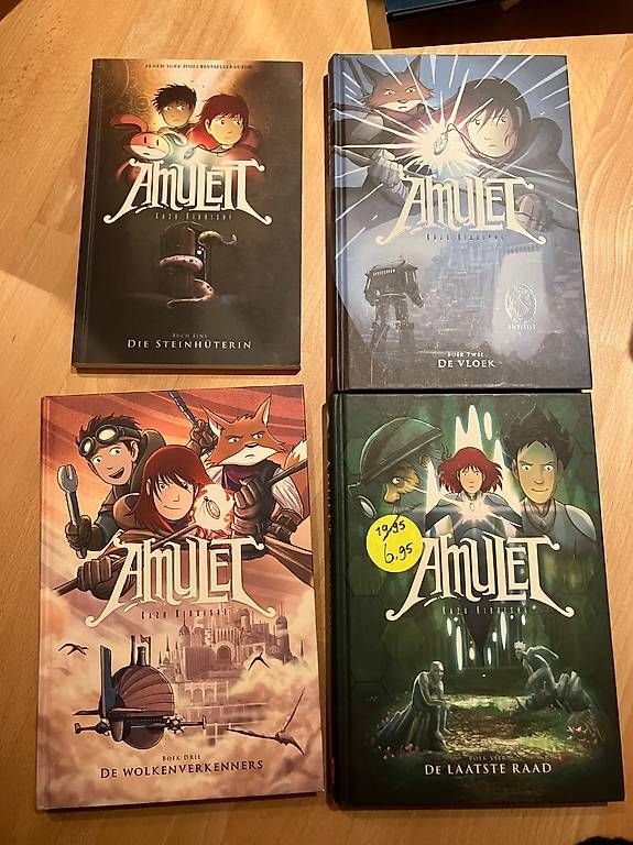 Fumetti: Comic Amulet Band 1 bis 4 – Usato da Pfungen venduto da altijdlente