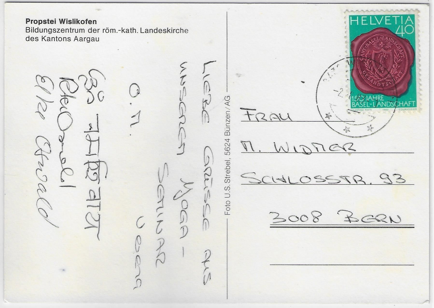 Cartoline postali: Propstei Wislikofen - Bildungszentrum d. – Antico da Ettingen venduto da Kartenplanet 1