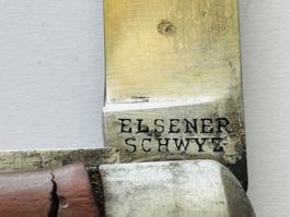ELSENER uraltes Sackmesser Taschenmesser Schweiz ohne Jahr +