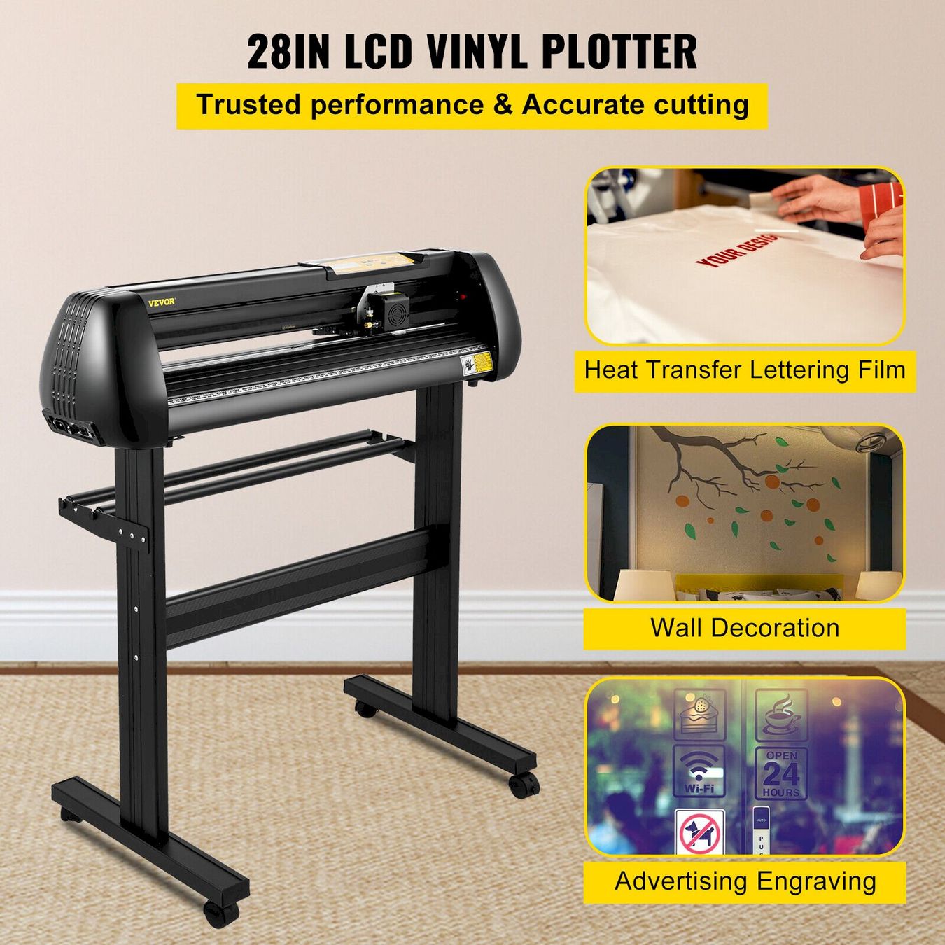 Alle Maschinen: VEVOR Vinyl Schneideplotter 720 mm – Neu und originalverpackt aus Bottighofen von zaap 2