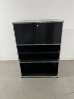 USM Haller Highboard Schwarz  2 Auszüge & Klappe