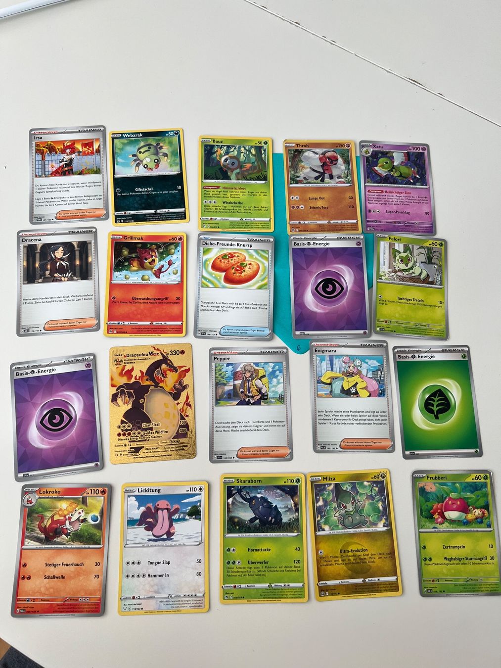 Pokémon Sammelbilder & Trading cards: 20 Pokemon Karten Set diverse Modelle – Gebraucht aus Neuhaus SG von Tanjach