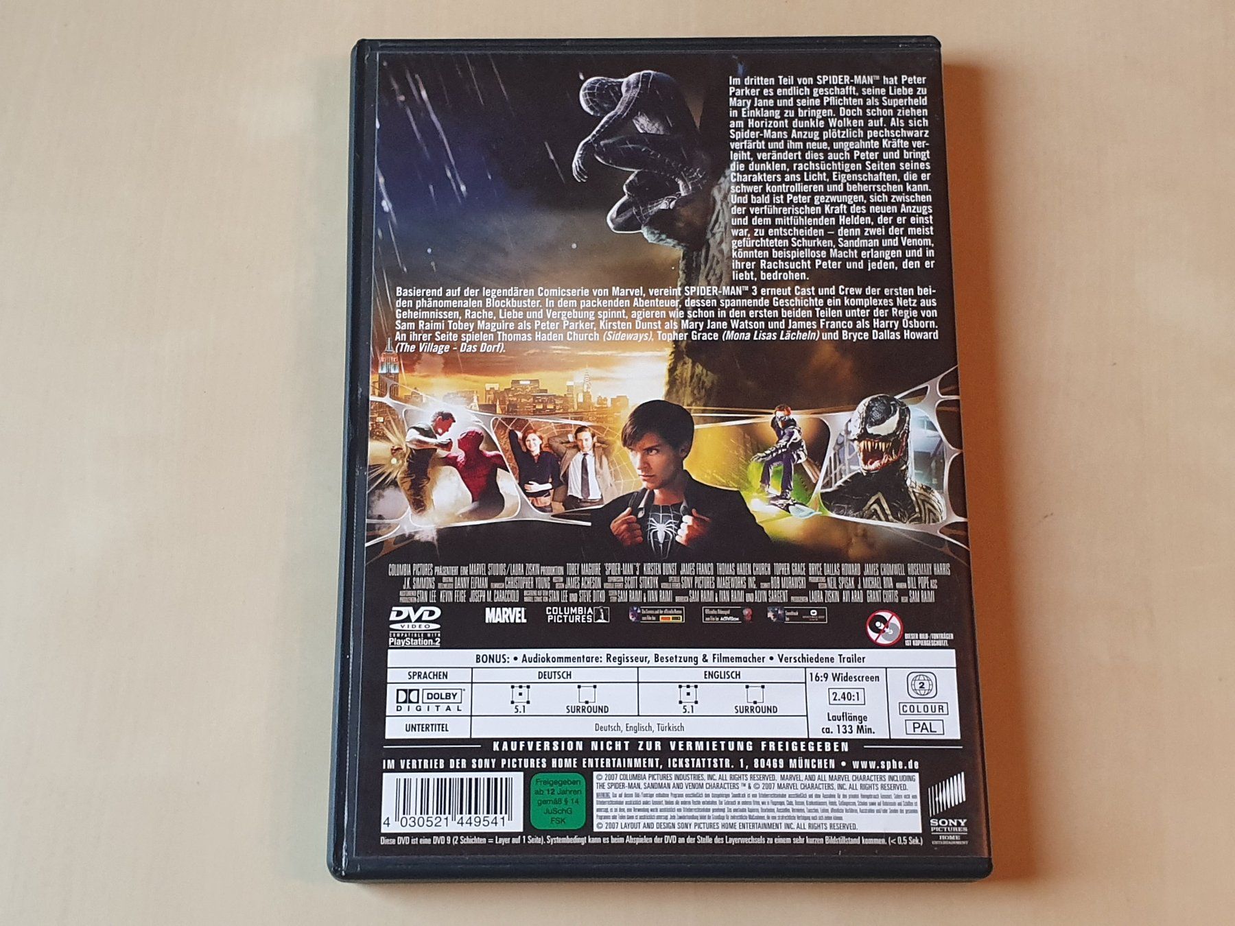 Alle DVDs: Spider-Man 3 – Gebraucht aus Stansstad von collectorsshop 1