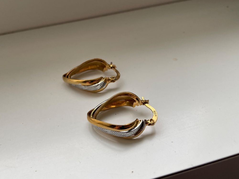 Boucles d'Oreilles Art Déco Diamants Et Saphirs Calibrés - Eva'RT Bijoux