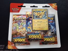 Pokemon - Surging Sparks - 3-Pack Blister Zapdos - EN