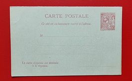 PRINCIPAUTE MONACO GANZSACHE CARTE POSTALE CARTE REPONSE**