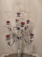 Eleganter Kristall Kerzenständer 9-armig