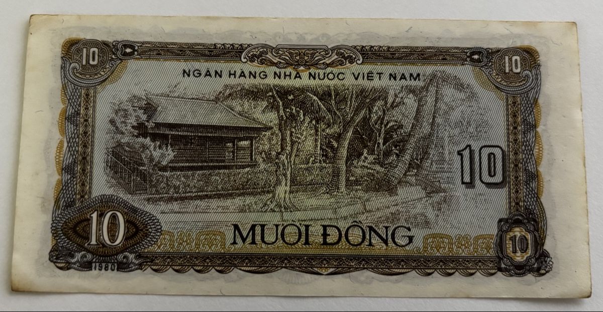 Banconote: Vietnam 10 Dong 1980 – Usato da Algetshausen venduto da Carrhard 1