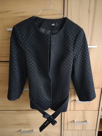 Elegante Schwarze Blazer Damenjacke Gr.M/L Neuwertig 