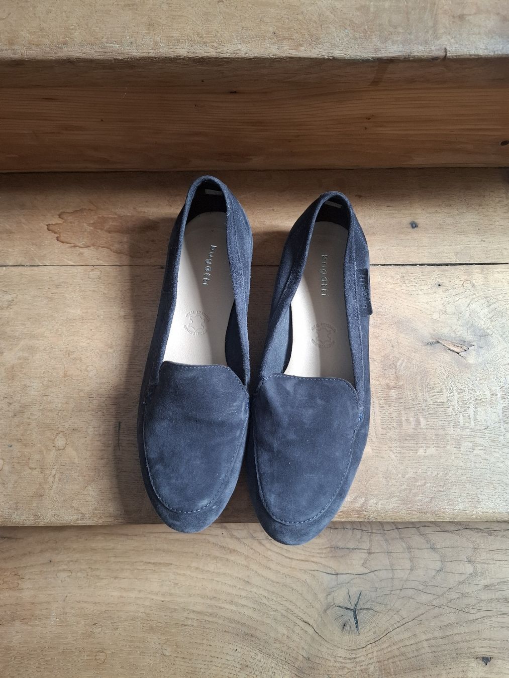 Damenschuhe: Bugatti Loafers, dunkelblau, 38 – Gebraucht aus Winterthur von bohne3000