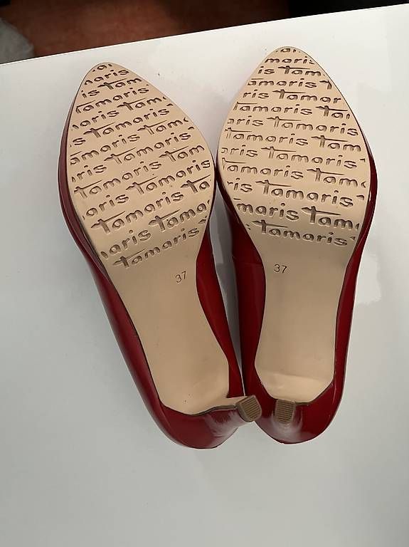 Tamaris Scarpe da donna: Tamaris High Heels rot Gr. 37 – Usato da Bern venduto da jug_l8tl 2