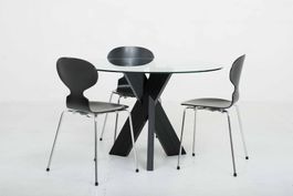 Röthlisberger Trias Glastisch von Robert & Trix Haussmann