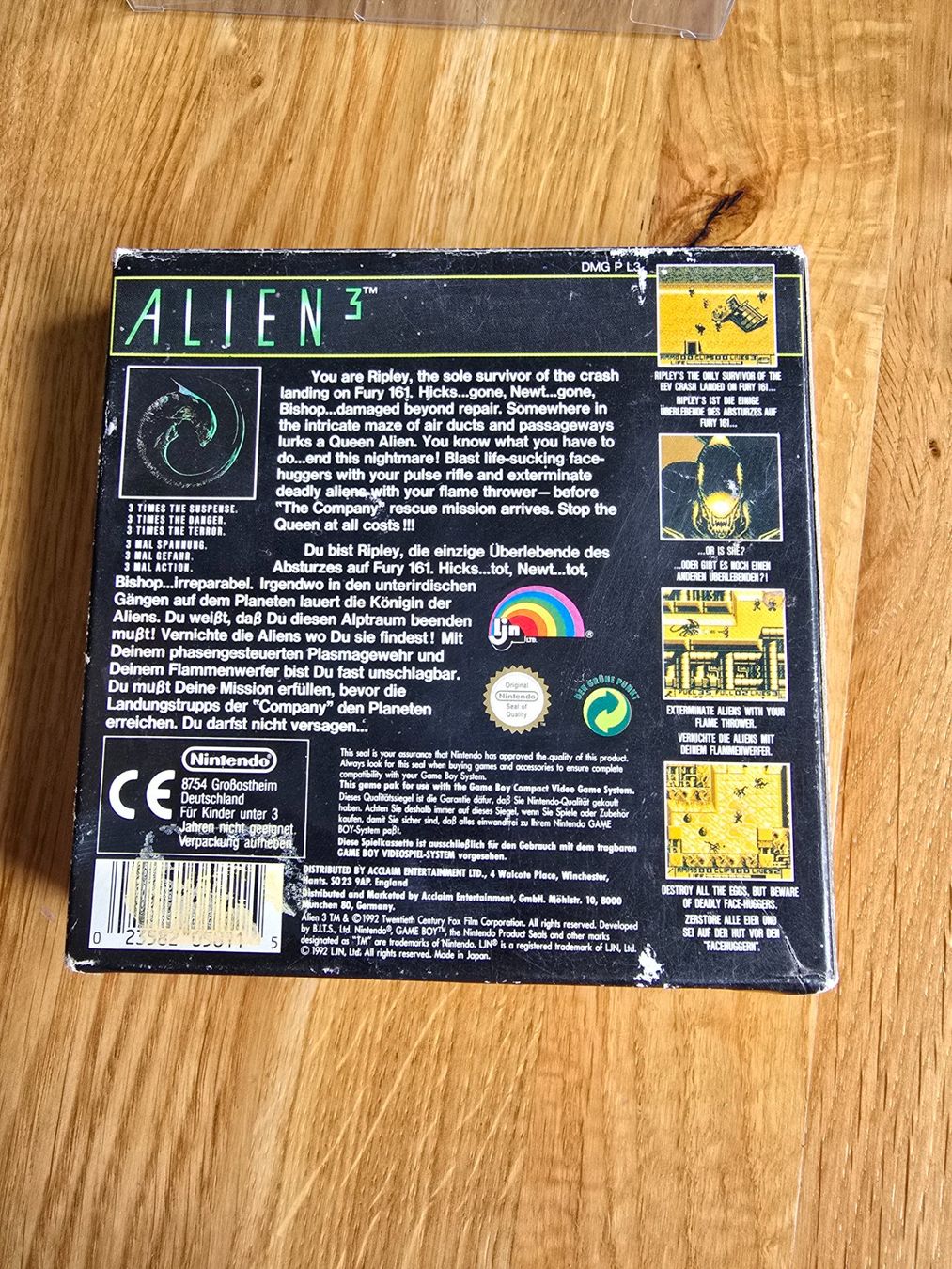 Nintendo Giochi: Nintendo Gameboy/Alien 3/OVP – Usato da Sursee venduto da Elian91 3