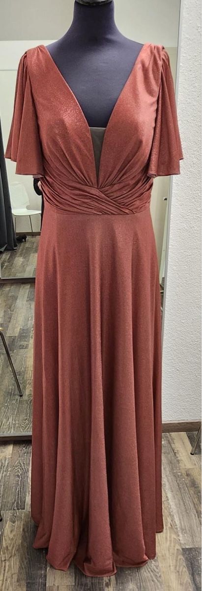 Vestiti: Elegantes Abendkleid Rostrot Gr. 40 NEU – Nuovo (secondo la descrizione) da Schlatt ZH venduto da INVA00 1