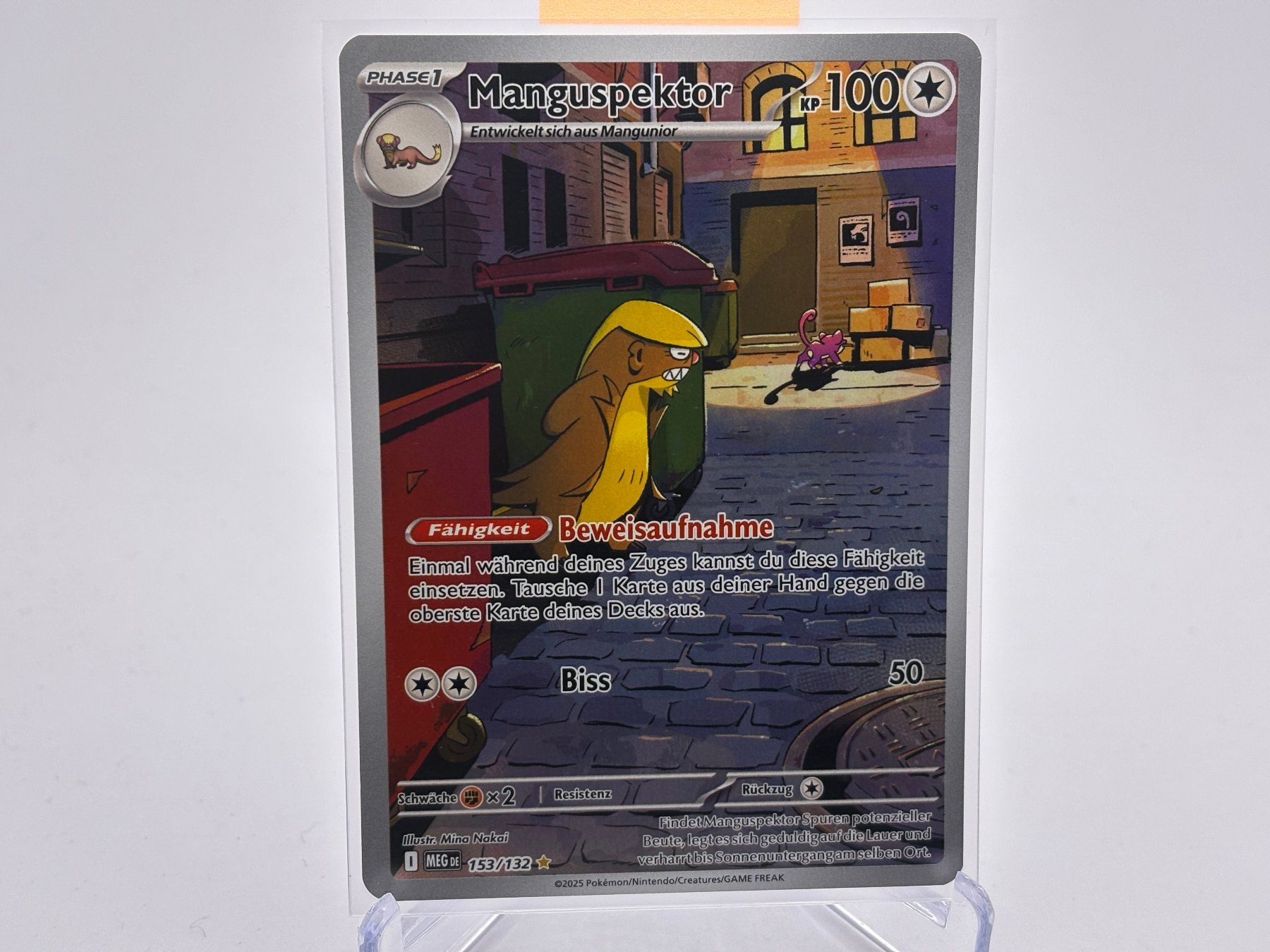 Pokémon Carte collezionabili: Mega-Entwicklung - Manguspektor  (MEG 153) - DE – Nuovo (secondo la descrizione) da Allschwil venduto da Bullach