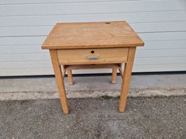 Schülerpult Vintage Schreibpult Holz
