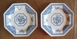 5 x J&G Meakin Ironstone Zierteller 8-eckig