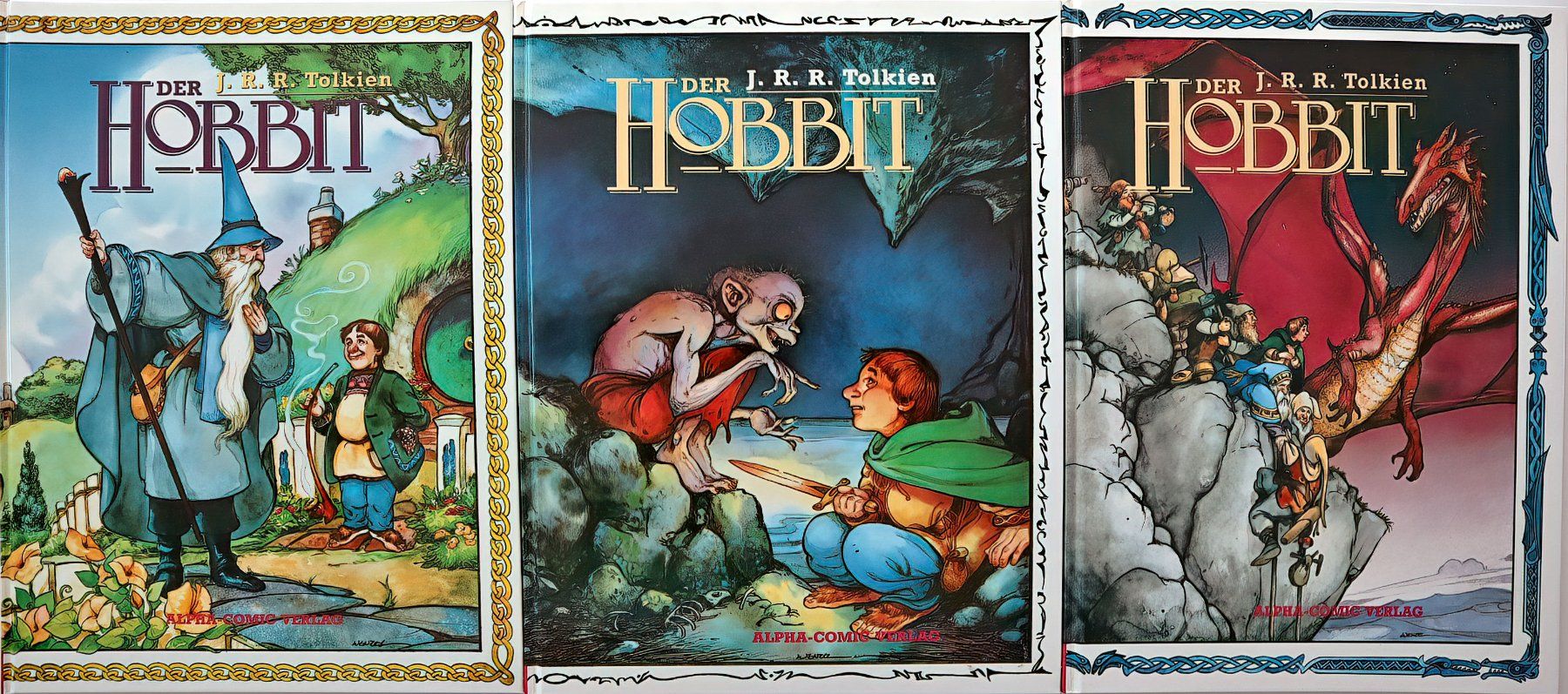 Bücher: Der Hobbit, Comics 3 Bände, J.R.R. Tolkien – Neu (gemäss Beschreibung) aus Rotkreuz von Radus24