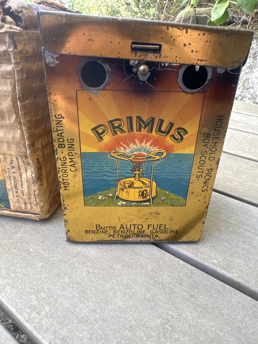 Elettrodomestici da cucina: Antiker Primus Kocher No.1 mit Box, Vintage Camping – Usato da Frauenfeld venduto da aluma14 1