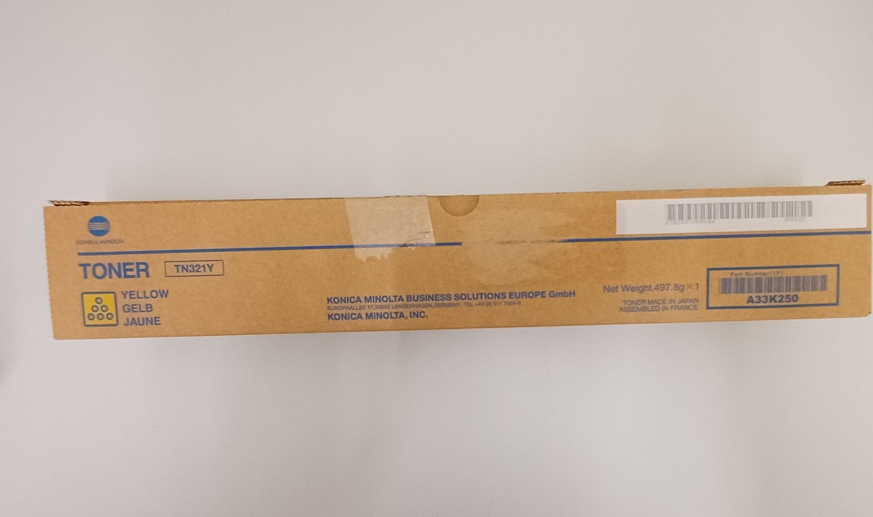 Konica Druckerpatronen & Toner: Konica Minolta TN-324Y – Neu und originalverpackt aus Dino von campana2004