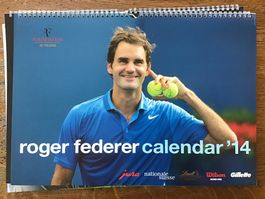 Calendrier officiel Roger Federer 2014