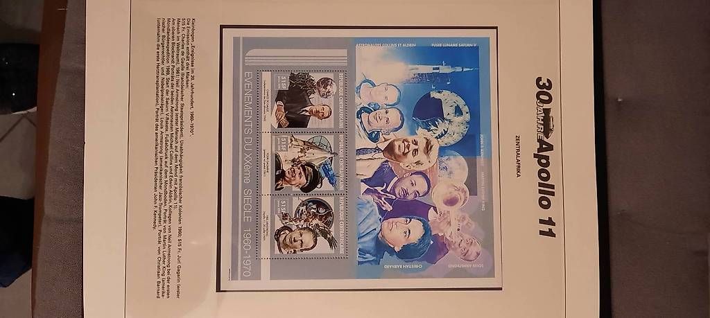 Tutti i francobolli: collection de timbres sur les 30 ans d'Apollo 11 – Usato da Vernier venduto da for_2zny 4