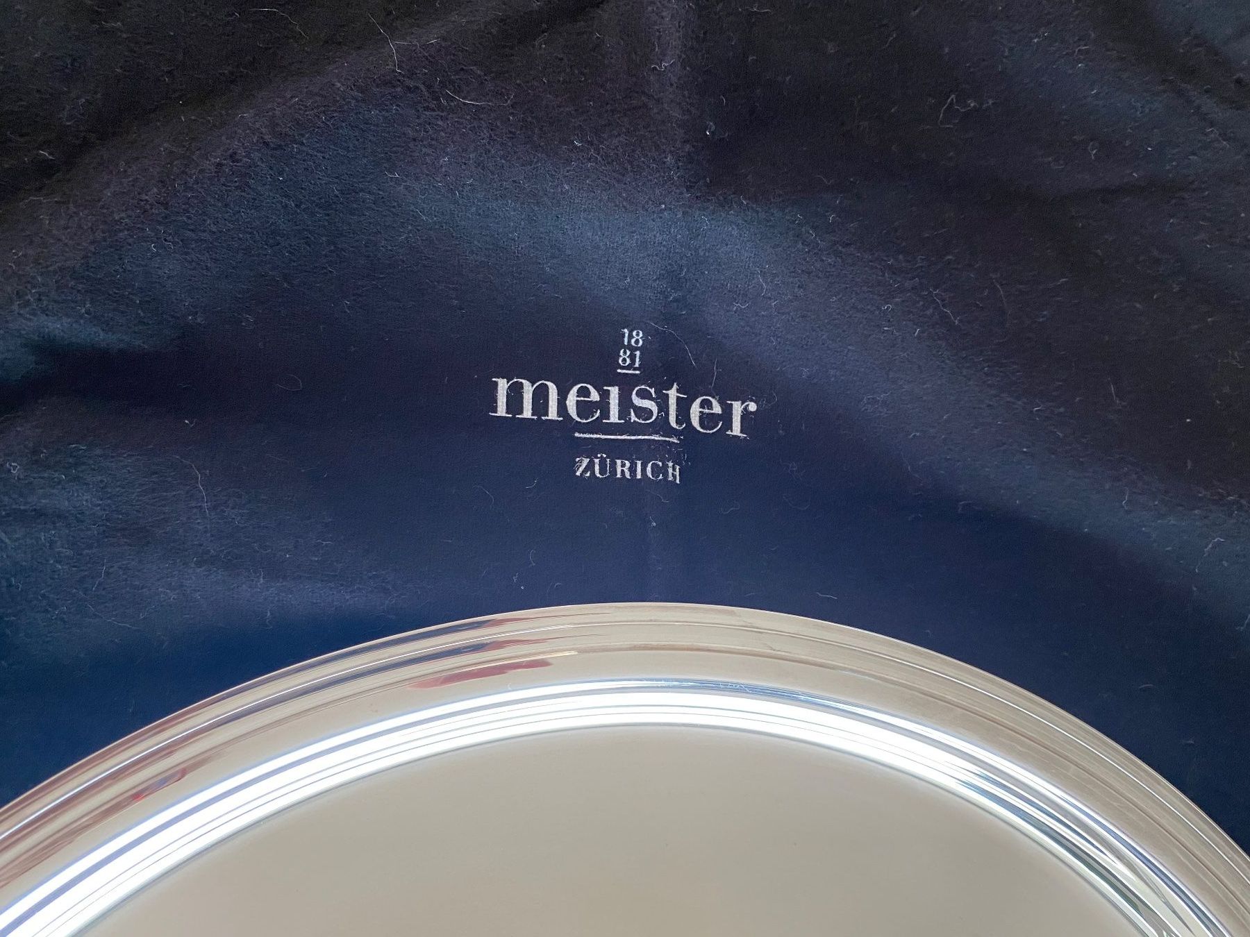 Christofle Piatti di portata: Silber Platte CHRISTOFLE D 39 cm – Usato da Richterswil venduto da Busanca 3