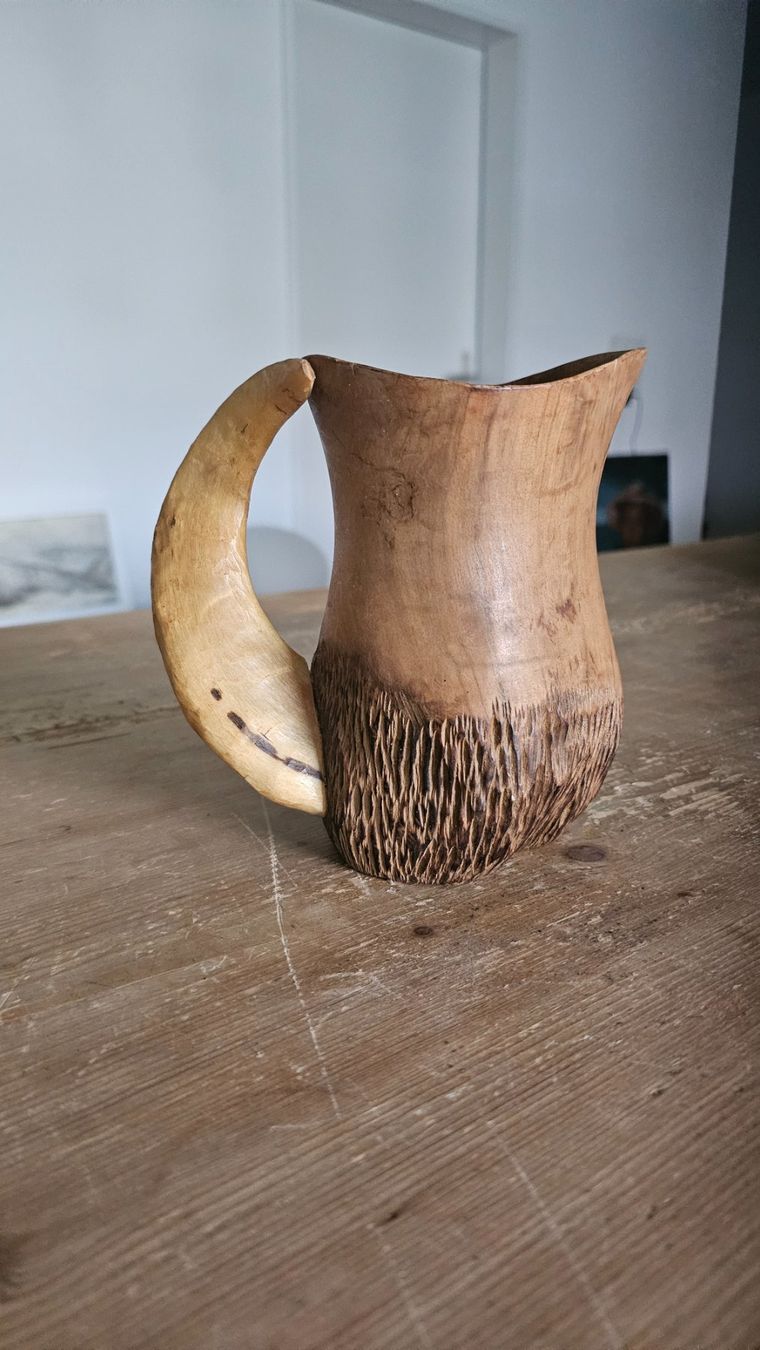 Articoli in legno: Krug aus Ebenholz – Usato da Widnau venduto da franzh1961 1