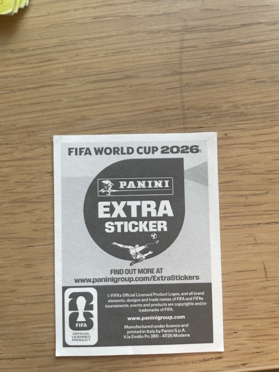 Panini Carte collezionabili: Cody Gakpo Panini Extra Sticker – Nuovo (secondo la descrizione) da Weinfelden venduto da kingofqueens03