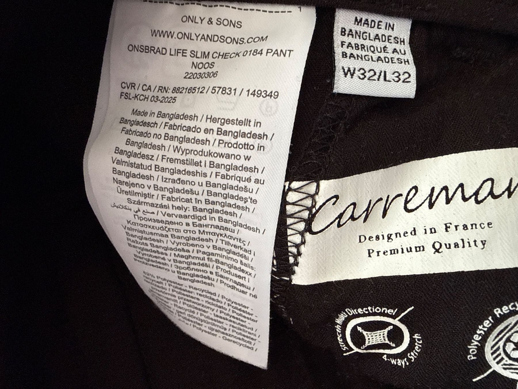 Only Lotti di vestiti: Only & Sons Mark slim Herren 32/32 – Usato da Winterthur venduto da britsi 4