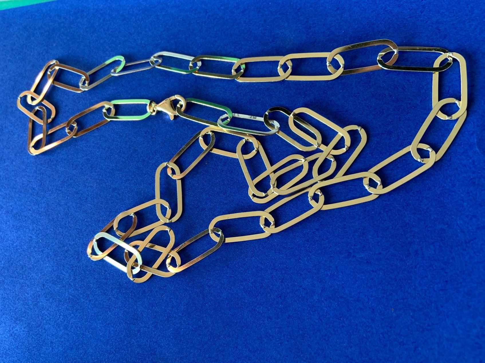 Catenine: Sterling Flache Elemente vergoldet (88cm) – Nuovo (secondo la descrizione) da Laufen venduto da Bellebellezza 6
