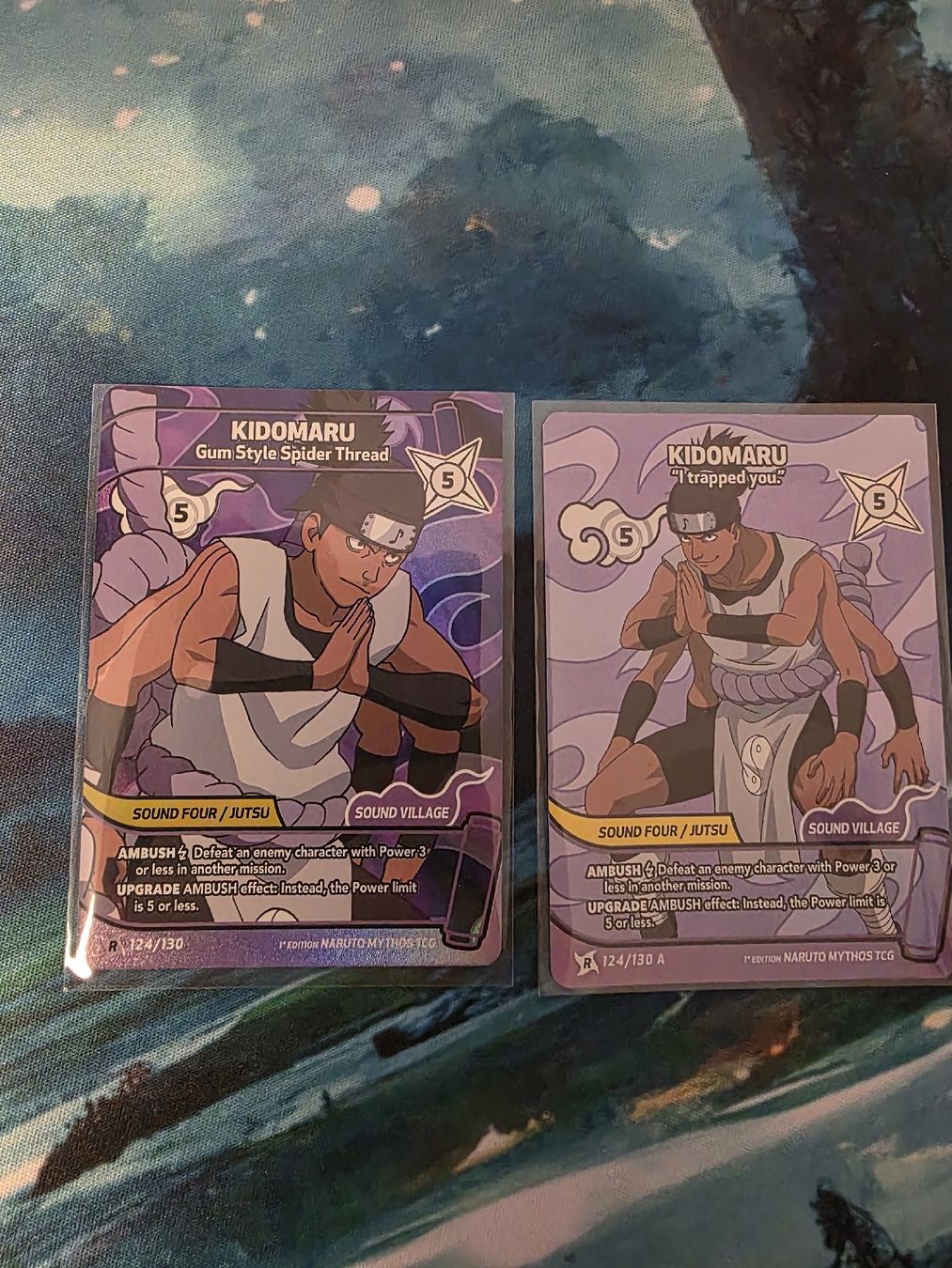 Bandai Carte collezionabili: Naruto Mythos first edition, Kidomaru 124 & 124a – Nuovo (secondo la descrizione) da Emmenbrücke venduto da Minato96