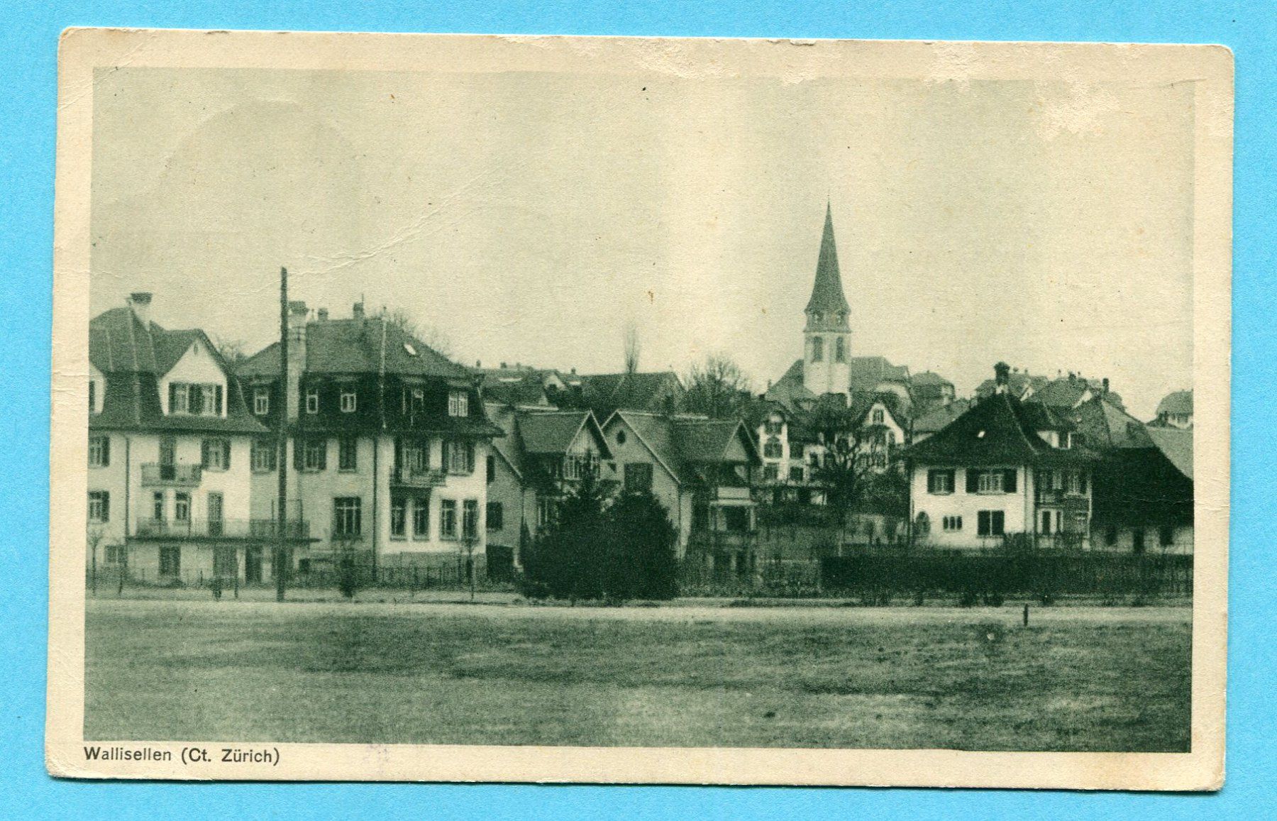 Cartoline postali: Wallisellen gestempelt Feldpost Bataillon 74 – Usato da Opfikon venduto da Prophila