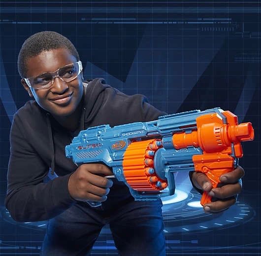 Nerf Giocattoli: Hasbro Nerf Elite 2.0 Shockwave RD-15 – Nuovo (secondo la descrizione) da Basel venduto da Seifehuesli 8