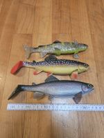 Schleppköder, BigBait, Hechtköder, Welsköder Gummifisch 3Stk