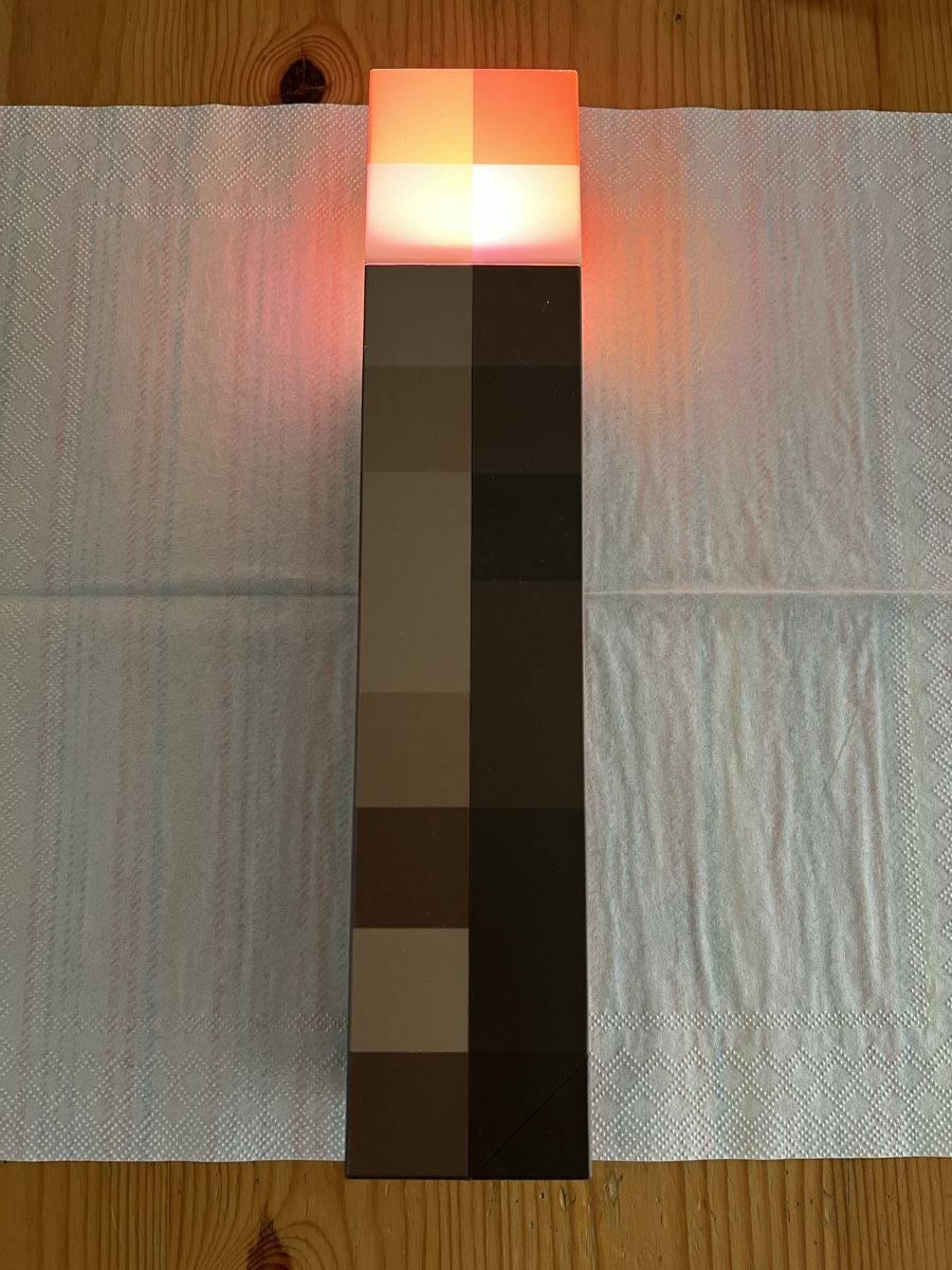 Tutte le decorazioni: Minecraft - Fackel. Versch. Farbe HxB ca. 28x5,5 cm – Nuovo (secondo la descrizione) da Basel venduto da veralt 1