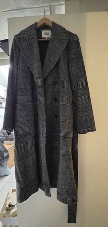 Eleganter Mantel grau Grösse 44