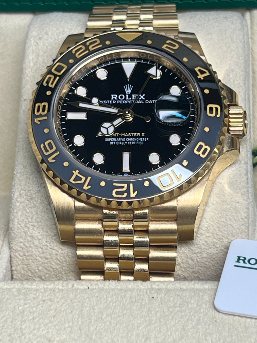 Rolex Orologi: Rolex GMT-Master II Gold Full Set 2023 – Nuovo (secondo la descrizione) da Suhr venduto da thomann1998 6