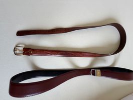 Elegante Markengürtel im Set, Leder, Top Zustand!